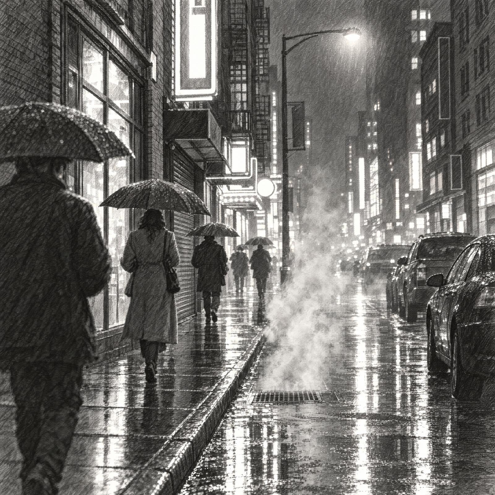Sketch Neon city