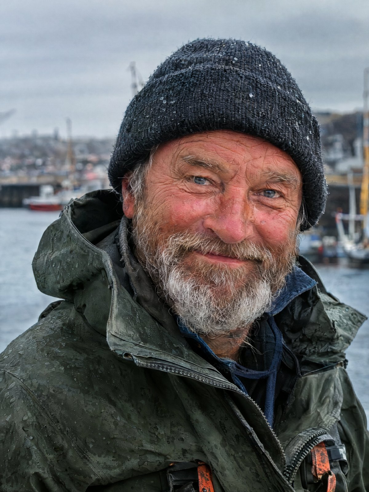 Fisherman portrait