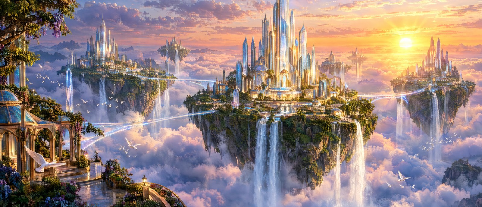 City of glass islands