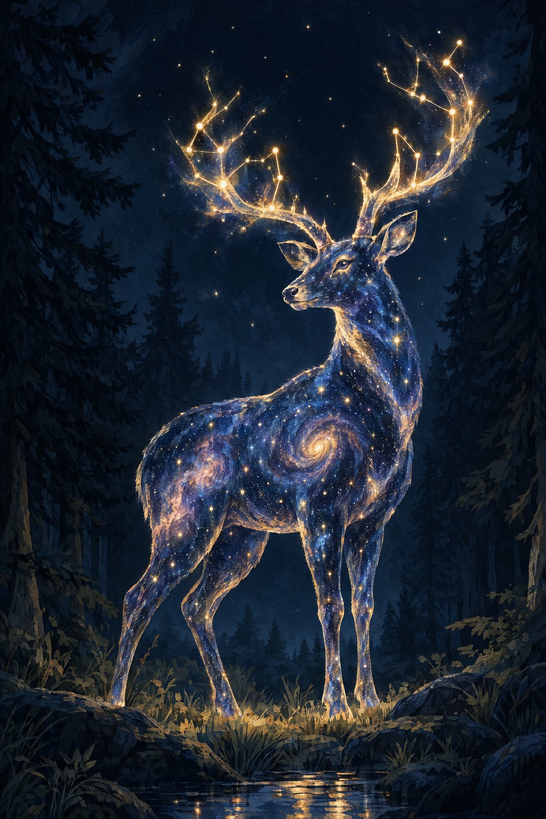 Cosmic deer