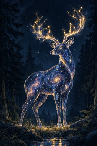 Cosmic deer