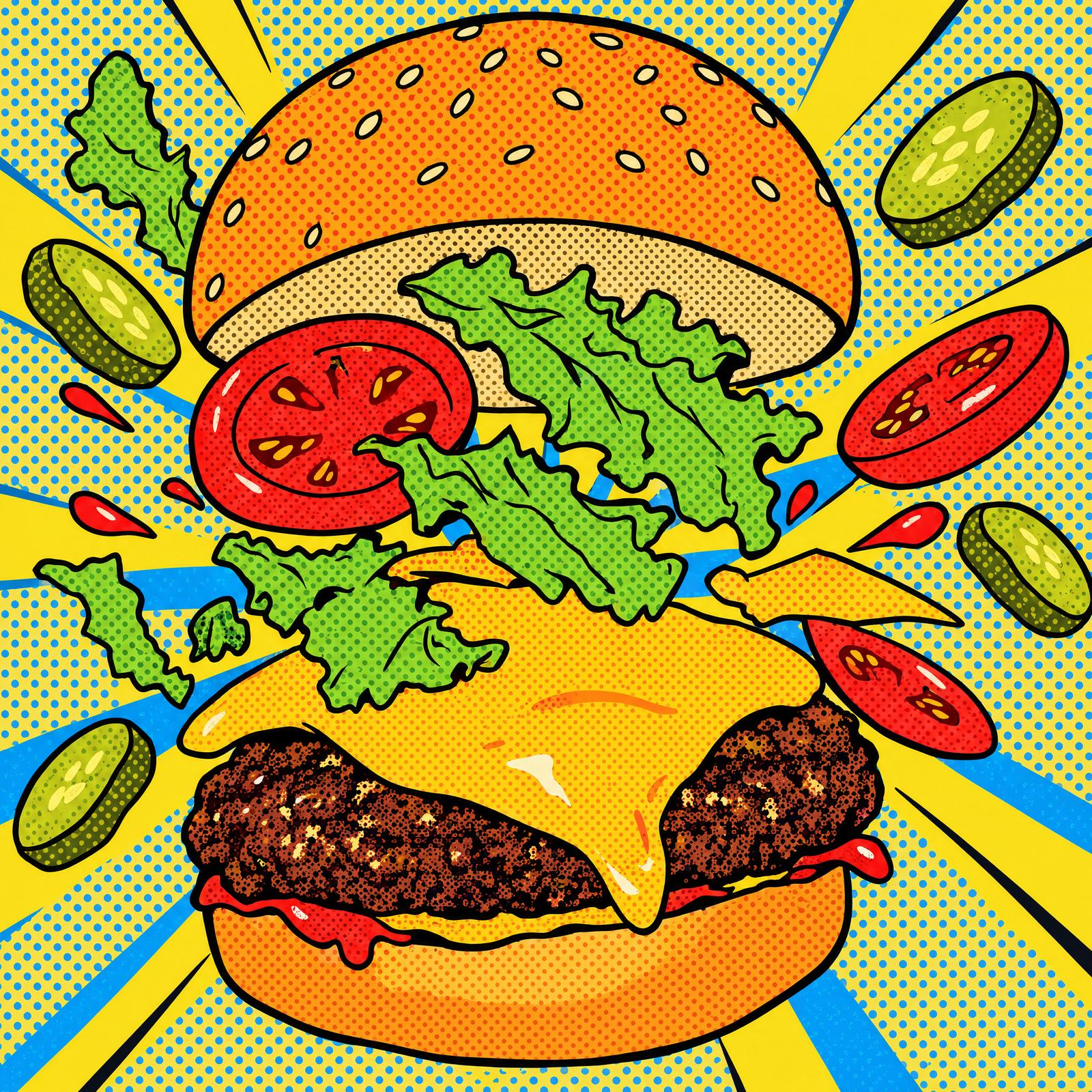 Pop burger