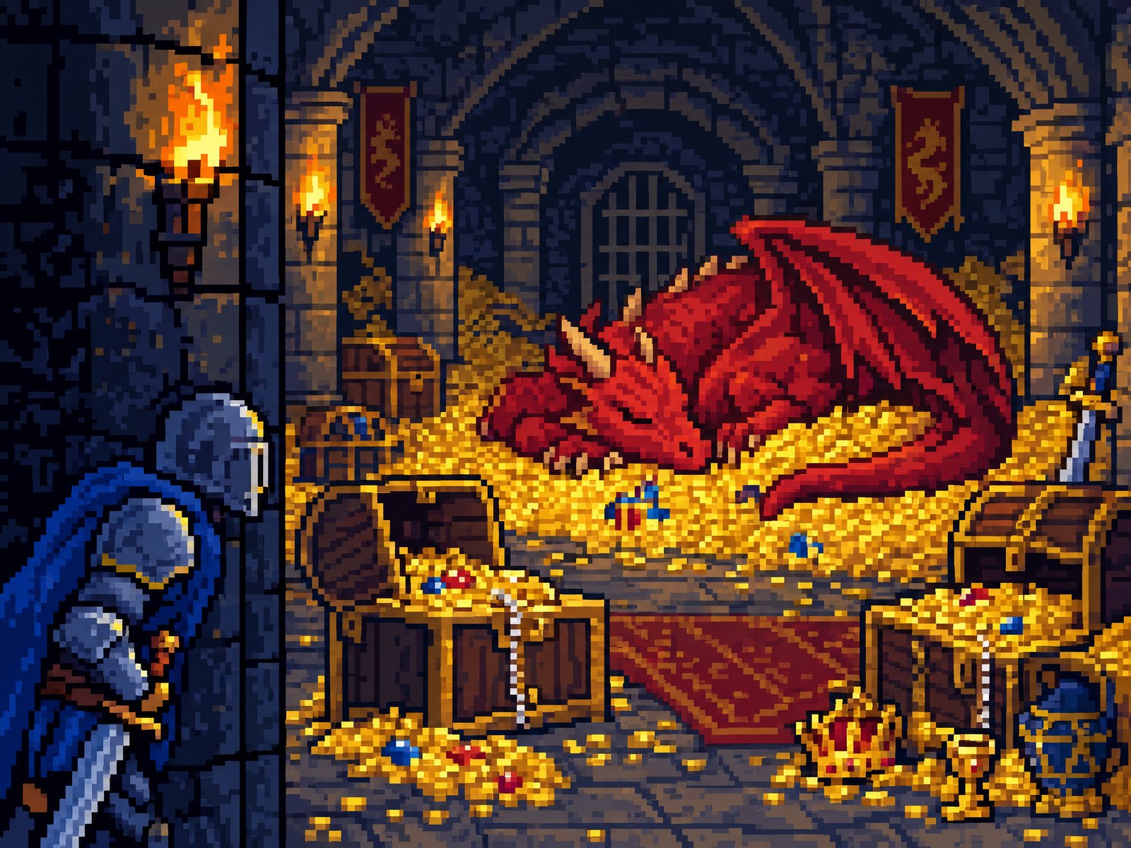 Dungeon treasure room